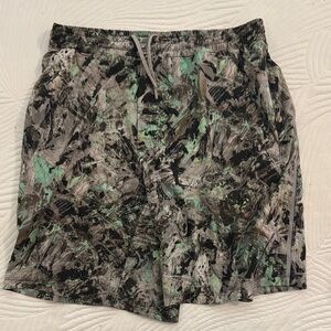 lululemon athletica Black and Gray Athletic Shorts